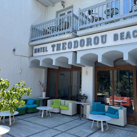 Theodorou Beach Hotel Apartments Psalidi  Ngoại thất bức ảnh