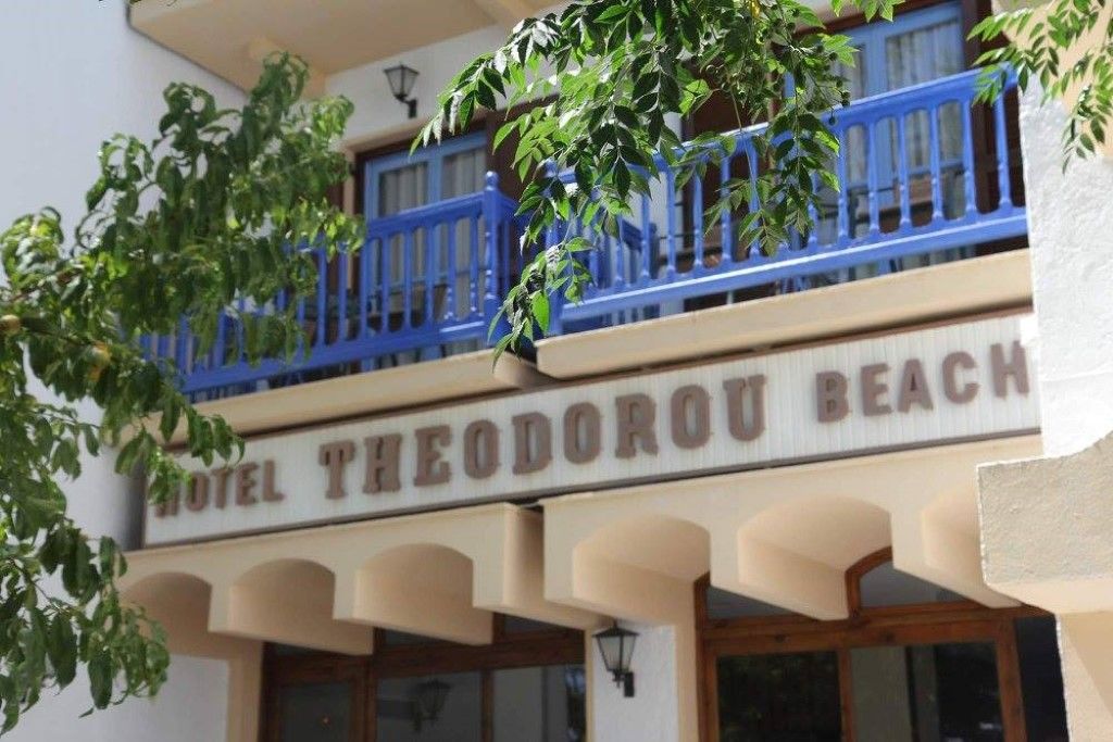 Theodorou Beach Hotel Apartments Psalidi  Ngoại thất bức ảnh